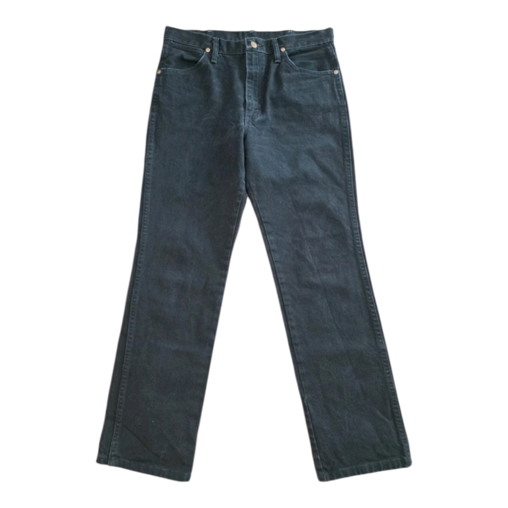 Men's Black Straight-Leg Jeans
